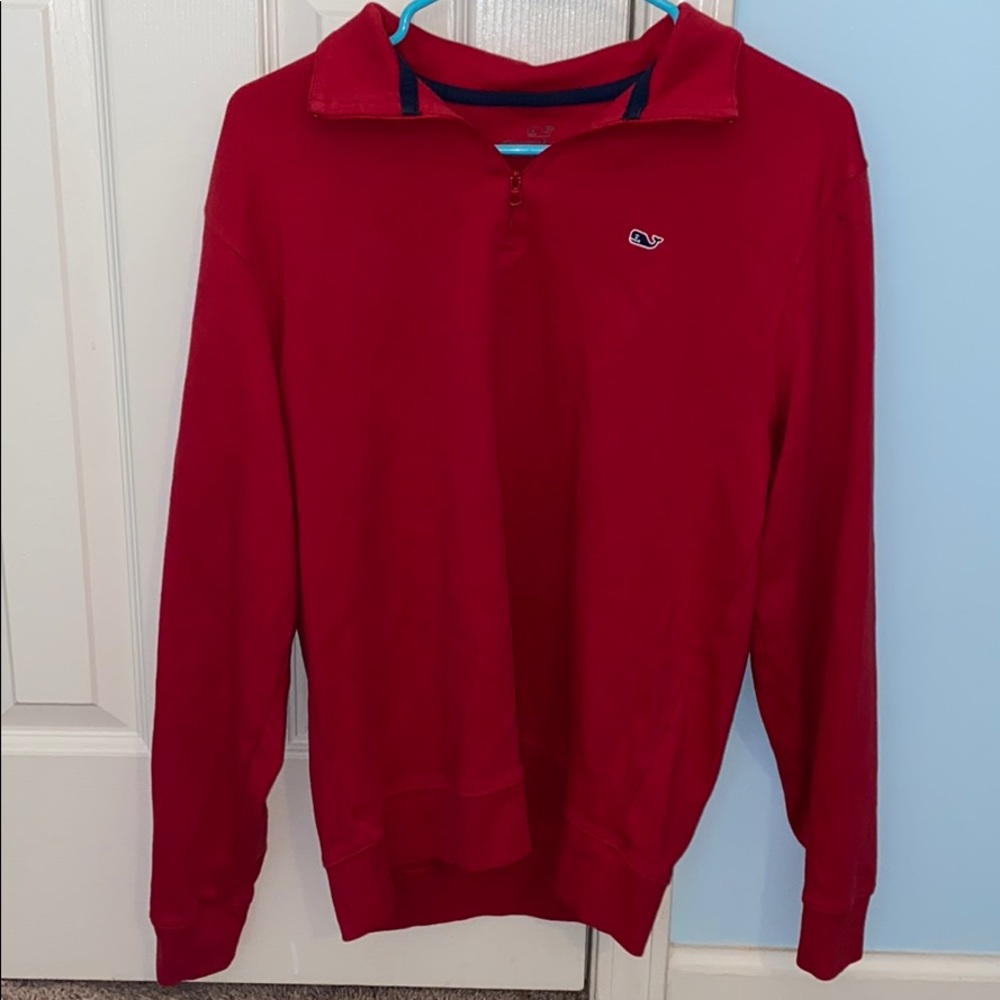 Red vineyard vines pull over.